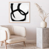 Hoop Dreams V1 (Square) Art Print