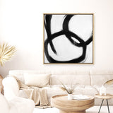 Hoop Dreams V1 (Square) Canvas Print