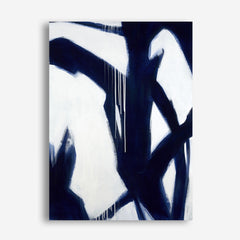 True Blue Canvas Wall Art Print