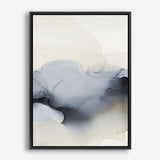 Past Clouds I Blue Canvas Print