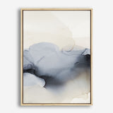 Past Clouds I Blue Canvas Print