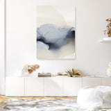 Past Clouds I Blue Canvas Print