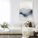 Past Clouds I Blue Canvas Print