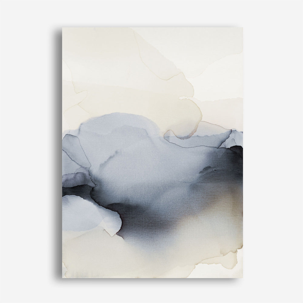 Past Clouds I Blue Canvas Print