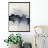 Past Clouds II Blue Art Print