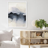 Past Clouds II Blue Art Print