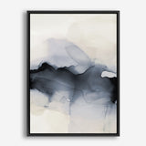 Past Clouds II Blue Canvas Print