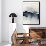 Past Clouds II Blue Canvas Print