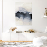 Past Clouds II Blue Canvas Print