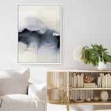 Past Clouds II Blue Canvas Print
