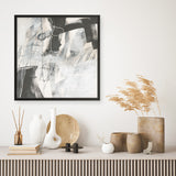 Whats Happening V Neutral (Square) Art Print