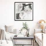 Whats Happening V Neutral (Square) Art Print