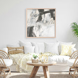 Whats Happening V Neutral (Square) Art Print