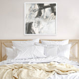 Whats Happening V Neutral (Square) Art Print