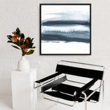 Waterway Minimalism I (Square) Canvas Print