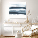 Waterway Minimalism I (Square) Canvas Print