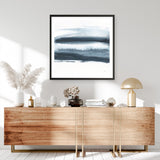 Waterway Minimalism I (Square) Art Print