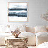 Waterway Minimalism I (Square) Art Print