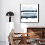 Waterway Minimalism II (Square) Art Print