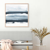 Waterway Minimalism II (Square) Art Print