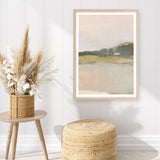 Dream Valley II Neutral Crop I Art Print