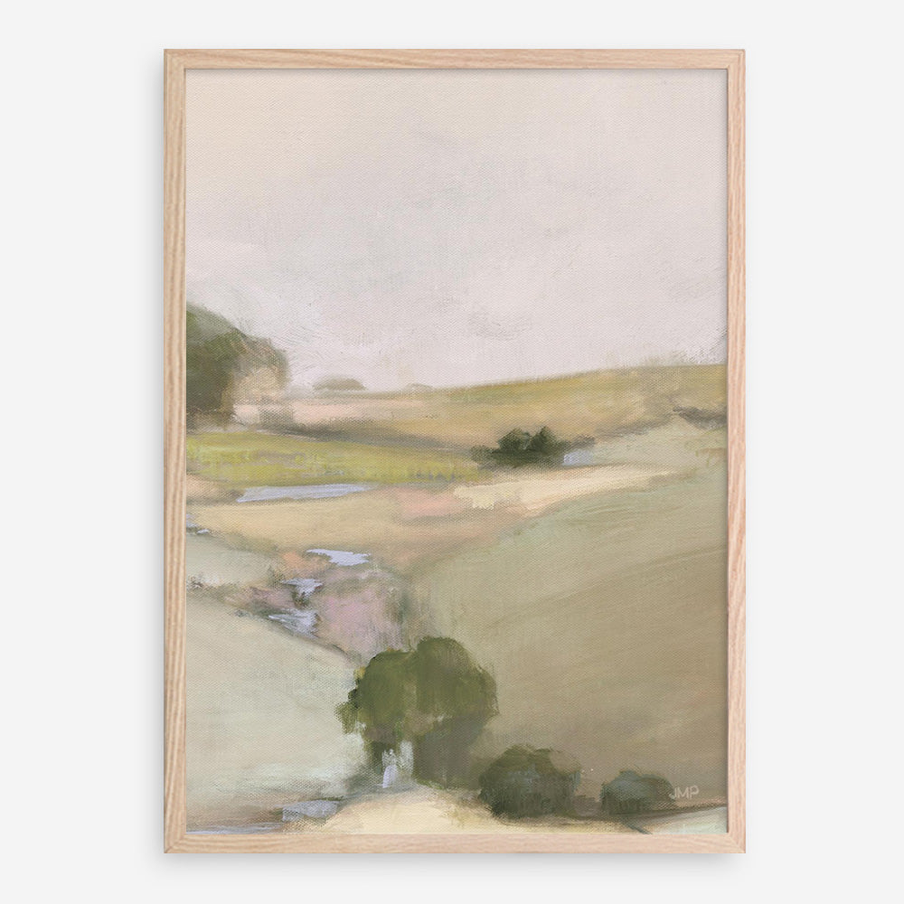 Dream Valley II Neutral Crop II Art Print