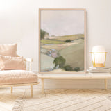 Dream Valley II Neutral Crop II Art Print