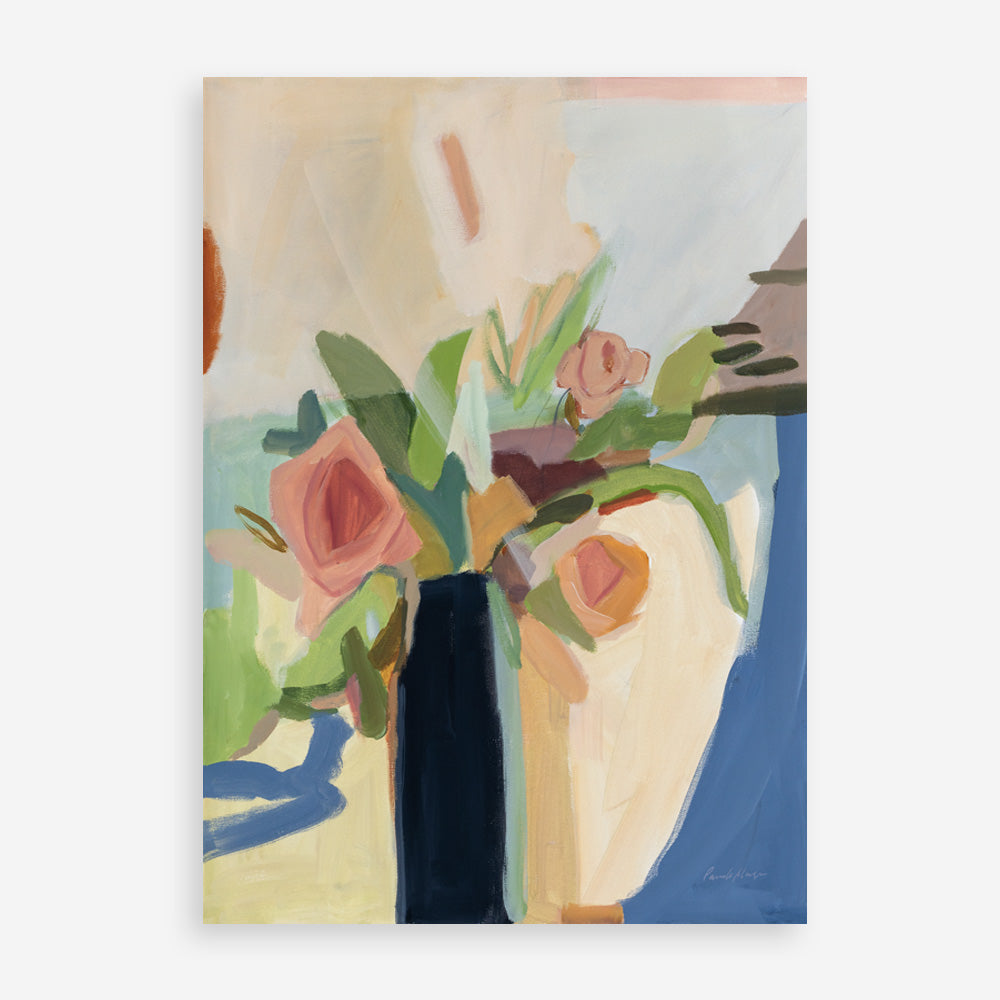 Shop Black Vase Art Print a painted floral themed abstract painted wall art print from The Print Emporium wall artwork collection - Buy Australian made fine art painting style poster and framed prints for the home and your interior decor room, TPE-WA-77773-AP