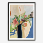 Shop Black Vase Art Print a painted floral themed abstract painted wall art print from The Print Emporium wall artwork collection - Buy Australian made fine art painting style poster and framed prints for the home and your interior decor room, TPE-WA-77773-AP