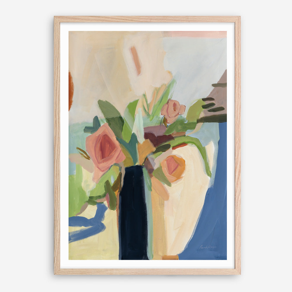 Shop Black Vase Art Print a painted floral themed abstract painted wall art print from The Print Emporium wall artwork collection - Buy Australian made fine art painting style poster and framed prints for the home and your interior decor room, TPE-WA-77773-AP