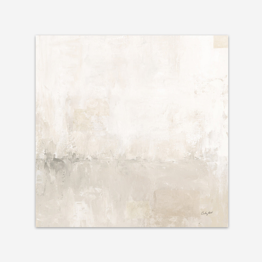 Light Gray Morning Light (Square) Art Print