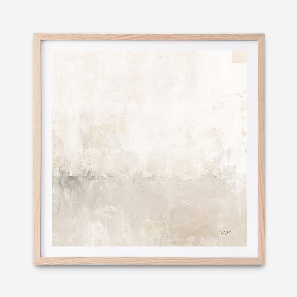 Light Gray Morning Light (Square) Art Print