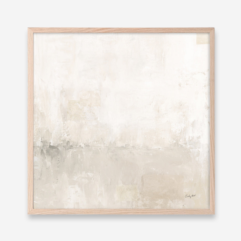 Light Gray Morning Light (Square) Art Print