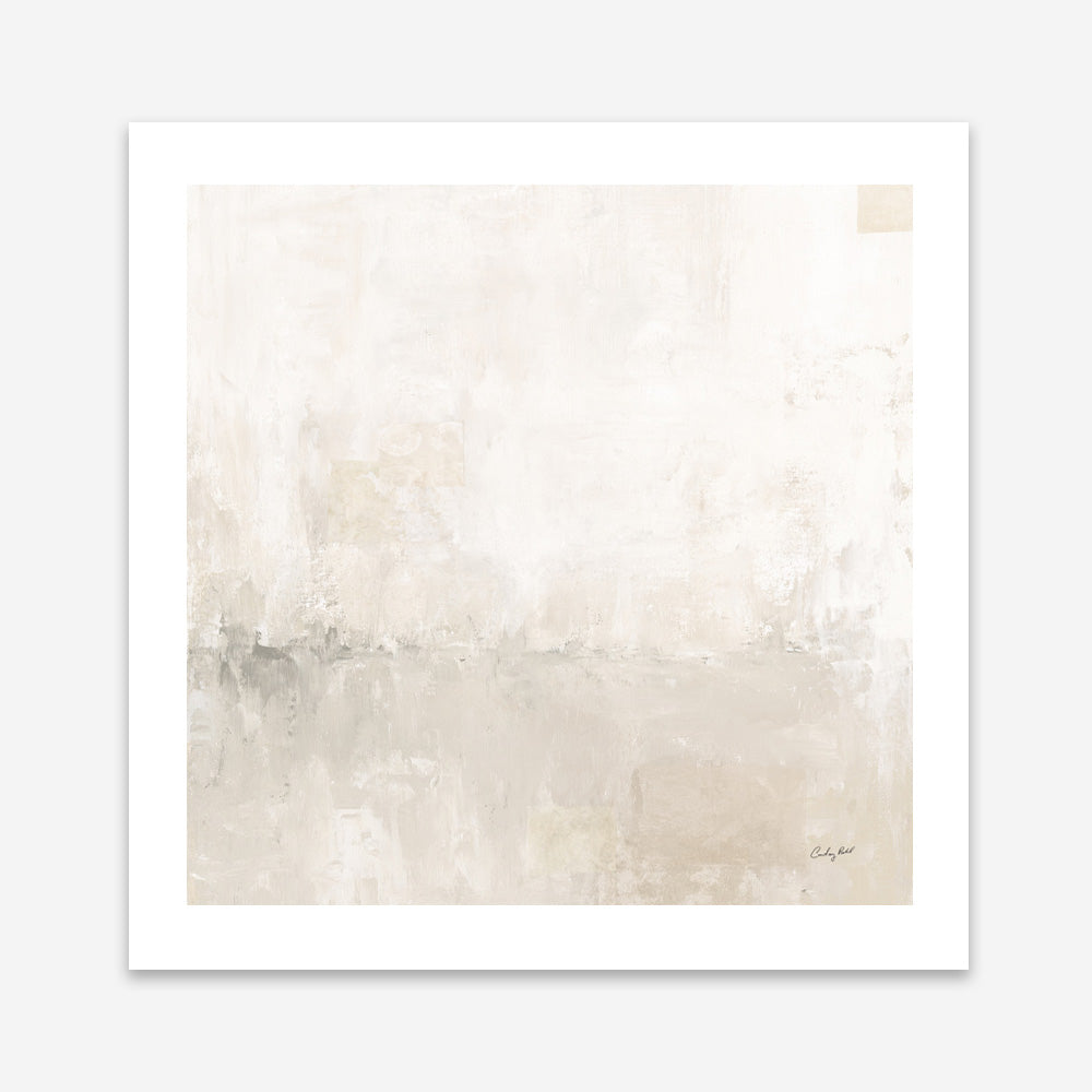 Light Gray Morning Light (Square) Art Print