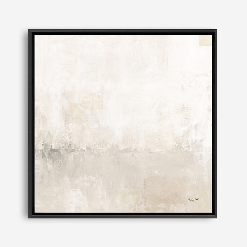 Light Gray Morning Light (Square) Canvas Print
