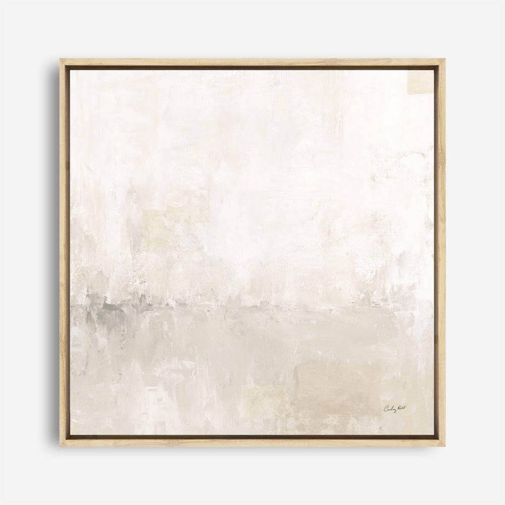Light Gray Morning Light (Square) Canvas Print