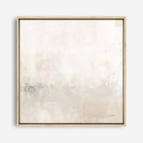 Light Gray Morning Light (Square) Canvas Print