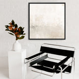 Light Gray Morning Light (Square) Canvas Print