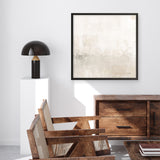 Light Gray Morning Light (Square) Art Print