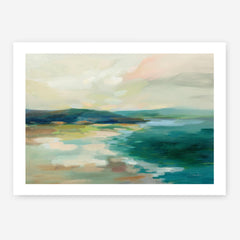 Pastel Lake Art Print