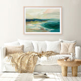 Pastel Lake Art Print