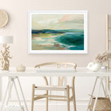 Pastel Lake Art Print