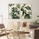 Tropical Study IV Linen Canvas Print