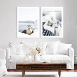 Santorini Staircase Photo Art Print